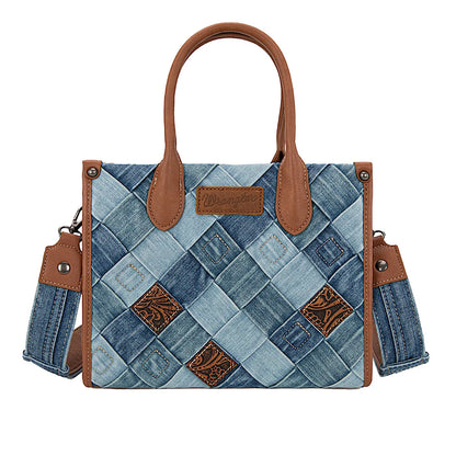 Wrangler Denim Patchwork Crossbody Bag