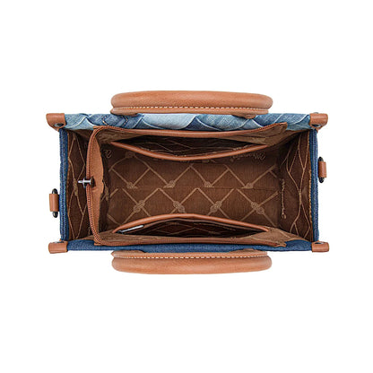 Wrangler Denim Patchwork Crossbody Bag