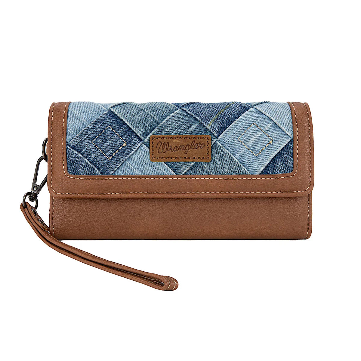 Wrangler Denim Patchwork Wallet