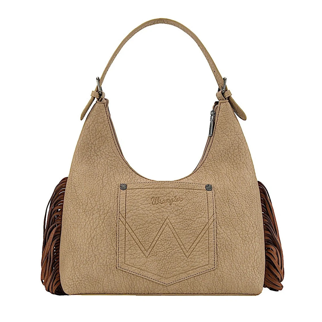 Wrangler Tooled Fringe Shoulder Bag