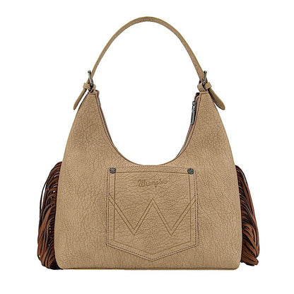 Wrangler Tooled Fringe Shoulder Bag