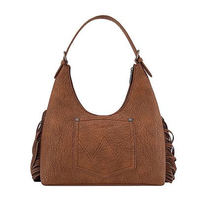 Wrangler Tooled Fringe Shoulder Bag