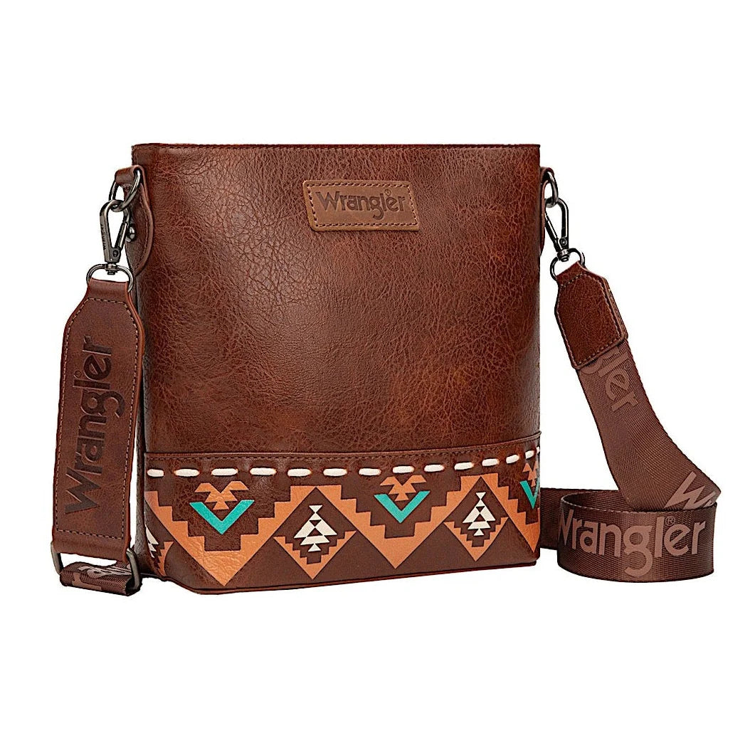 Wrangler Lana Aztec Print Crossbody Bag