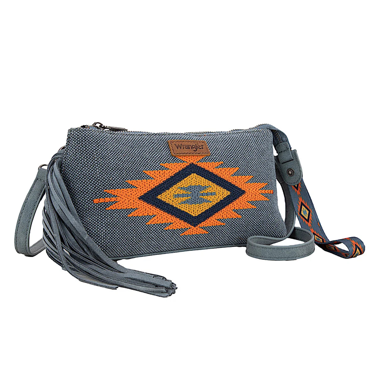 Wrangler Embroidered Aztec Fringe Wrist