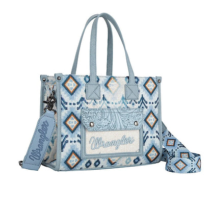 Wrangler Aztec Crossbody Tote Bag