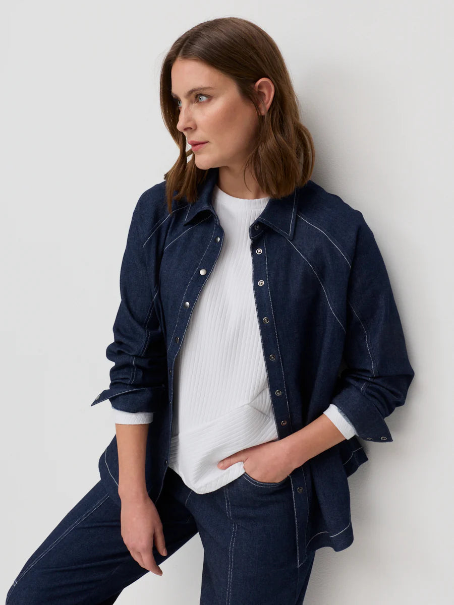 Marco Polo Womens Urban Denim Shirt