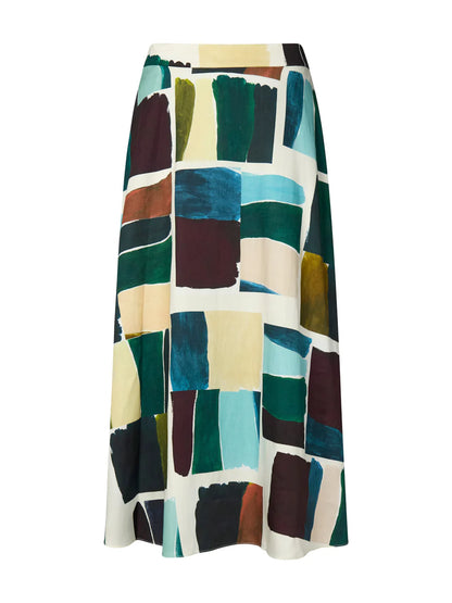 Marco Polo Womens Isle Mosaic Skirt