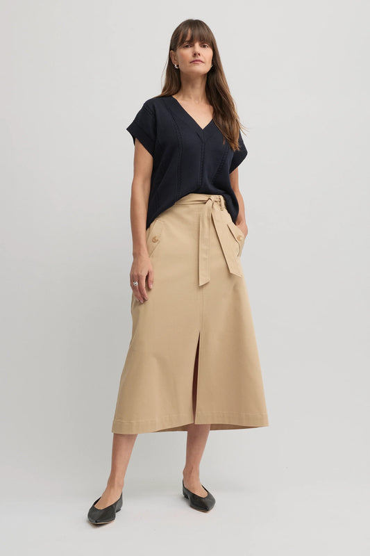 Yarra Trail Womens Nova Multi Button Skirt