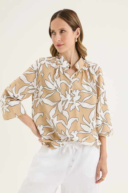 Yarra Trail Womens Broadleaf Top