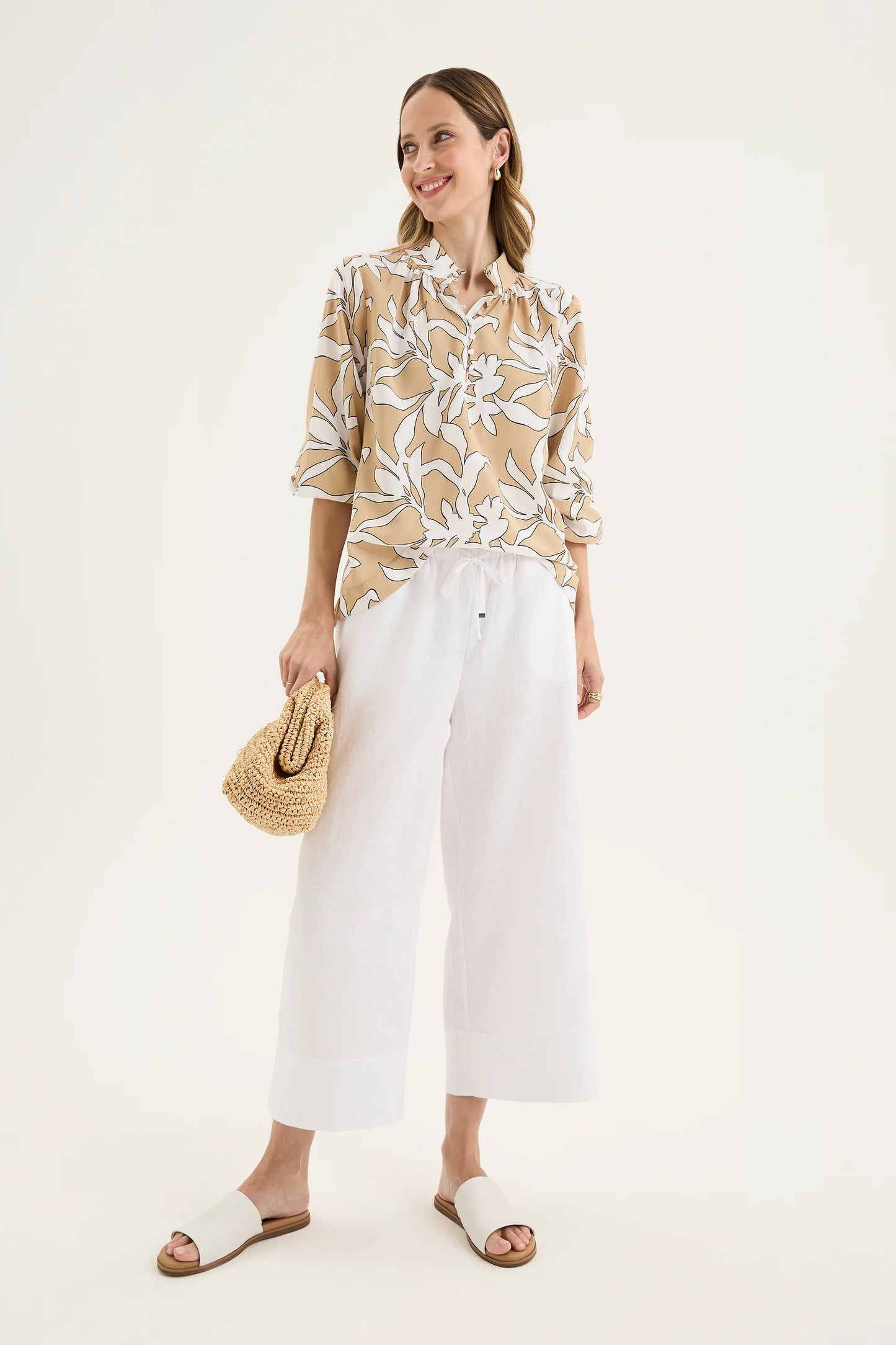 Yarra Trail Womens Broadleaf Top